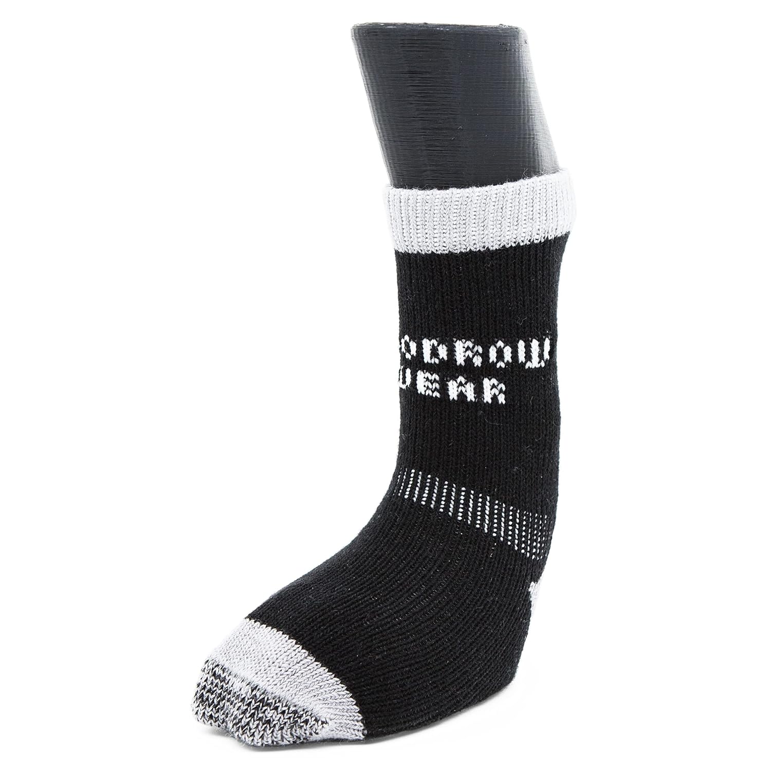 Woodrow Wear Woodrow Wear Power Paws Greyhound Edition Advanced Dog Socks Black Grey Size M for Dogs 40 to 70 Pounds - View 5 of 7