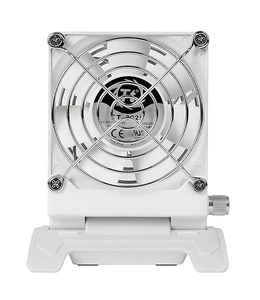 Thermaltake Thermaltake Mobile Fan III: Compact Portable Desk Fan with Swivel & Retractable Cable - Perfect Cooling Solution - View 3 of 8