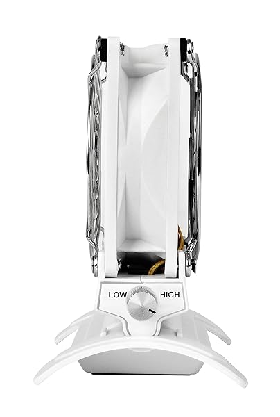 Thermaltake Thermaltake Mobile Fan III: Compact Portable Desk Fan with Swivel & Retractable Cable - Perfect Cooling Solution - View 7 of 8