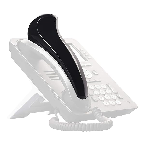 SOFTALK Softalk Antibacterial Black Phone Shoulder Rest - Essential Landline Accessory for Comfort & Hygiene