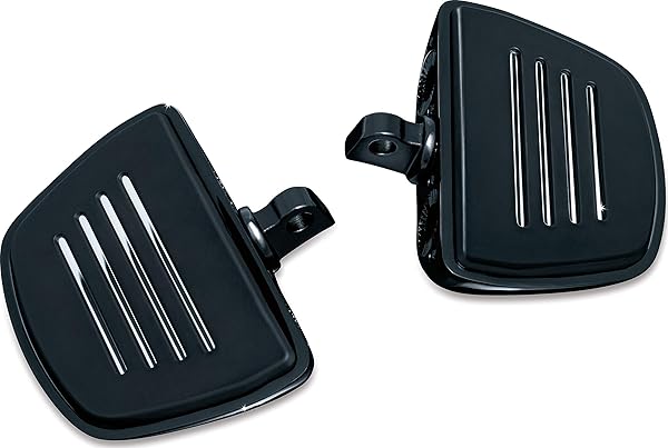 Kuryakyn Upgrade Your Ride: Kuryakyn 7578 Gloss Black Mini Board Floorboards with Male Mount Adapters for Motorcycles - View 2 of 4