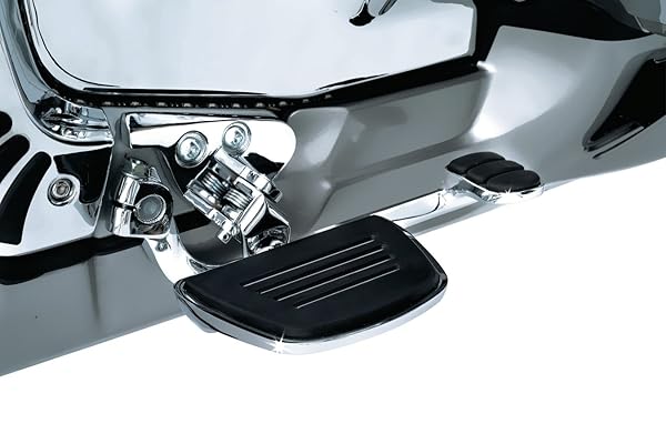 Kuryakyn Upgrade Your Ride: Kuryakyn 4328 Mini Board Floorboards for 2001-17 Honda Motorcycles - Chrome Comfort Drop Mounts - View 2 of 3