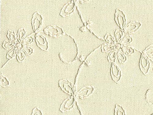 Home Collections by Raghu Candlewicking Cream 16 Inch Washer Fabric Lamp Shade by Raghu for Elegant Home Decor - View 4 of 5