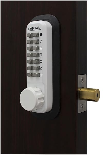 Lockey USA 2210WH Mechanical Keyless Deadbolt: Secure Your Home with Advanced Lock Technology - View 2 of 3