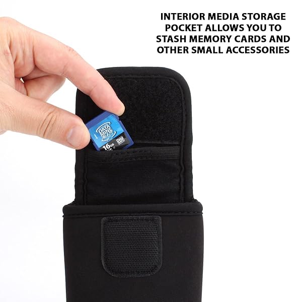 USA Gear USA Gear Portable AM FM Radio Case - Travel Pouch with Belt Loop & Carabiner for C. Crane, Retekess, BTECH & More - View 10 of 10