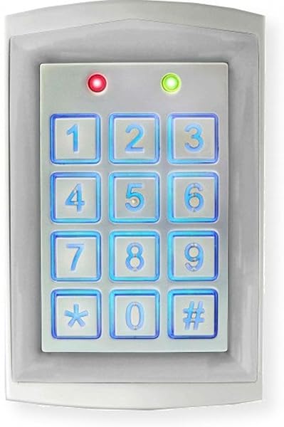 Seco-Larm SK-1323-SDQ: Weatherproof Digital Access Keypad with Backlit Keys & Multi-Colored LEDs for Secure Entry