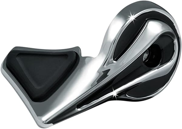 Upgrade Your Ride: Kuryakyn 6354 Kinetic Throttle Boss & Grips - Chrome Motorcycle Handlebar Accessory