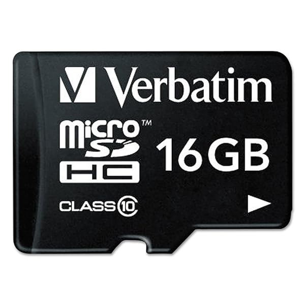 Verbatim Verbatim 44082 16GB MicroSDHC Memory Card with Adapter - UHS-I V10 Class 10 for Fast Performance - View 2 of 3