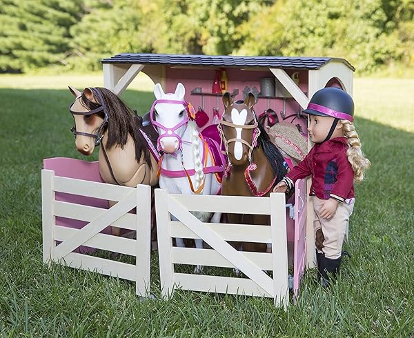 Our Generation Our Generation Doll Lily Anna 18 Inch Deluxe Equestrian Horse Riding Doll with Book and Accessories for Ages 3 and Up - View 5 of 7
