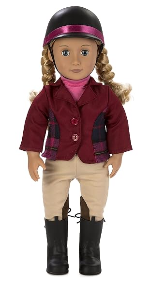 Our Generation Our Generation Doll Lily Anna 18 Inch Deluxe Equestrian Horse Riding Doll with Book and Accessories for Ages 3 and Up