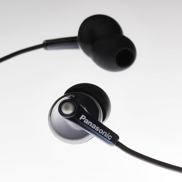 Panasonic Panasonic RP-HJE125E-K Wired Earphones with 3.5mm Jack - Stylish Black Sound Quality - View 4 of 8
