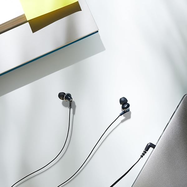 Panasonic Panasonic RP-HJE125E-K Wired Earphones with 3.5mm Jack - Stylish Black Sound Quality - View 7 of 8