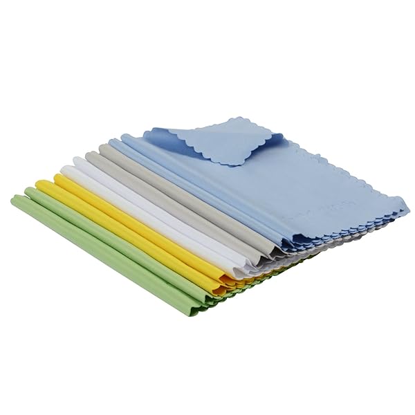 ColorYourLife ColorYourLife 10-Pack Microfiber Cleaning Cloths for Electronics & Lenses - Perfect for Phones, Laptops, TVs & More!