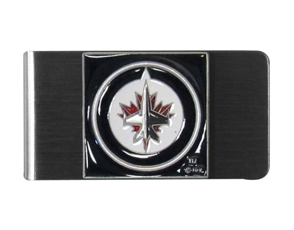 Siskiyou Shop NHL Siskiyou Sports Men's Winnipeg Jets Steel Money Clip - Team Color, One Size