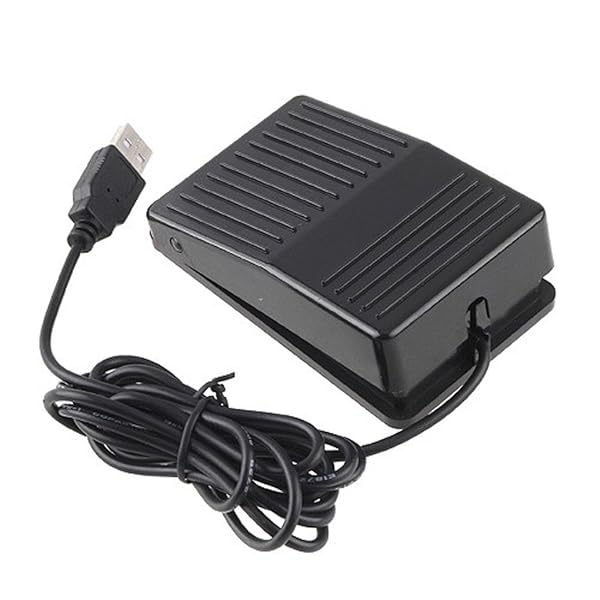 iKKEGOL iKKEGOL USB Foot Switch Pedal for PC & Laptop - Game Control Action HID for Keyboard & Mouse