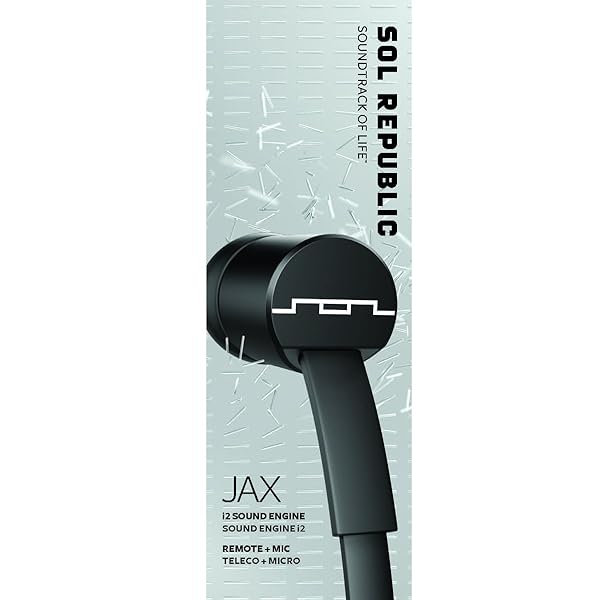SOL REPUBLIC Buy SOL REPUBLIC Jax Wired In-Ear Headphones - Android Compatible, Tangle-Free, Noise Isolation, 4 Ear Tips, Perfect for Calls - Black - View 6 of 6