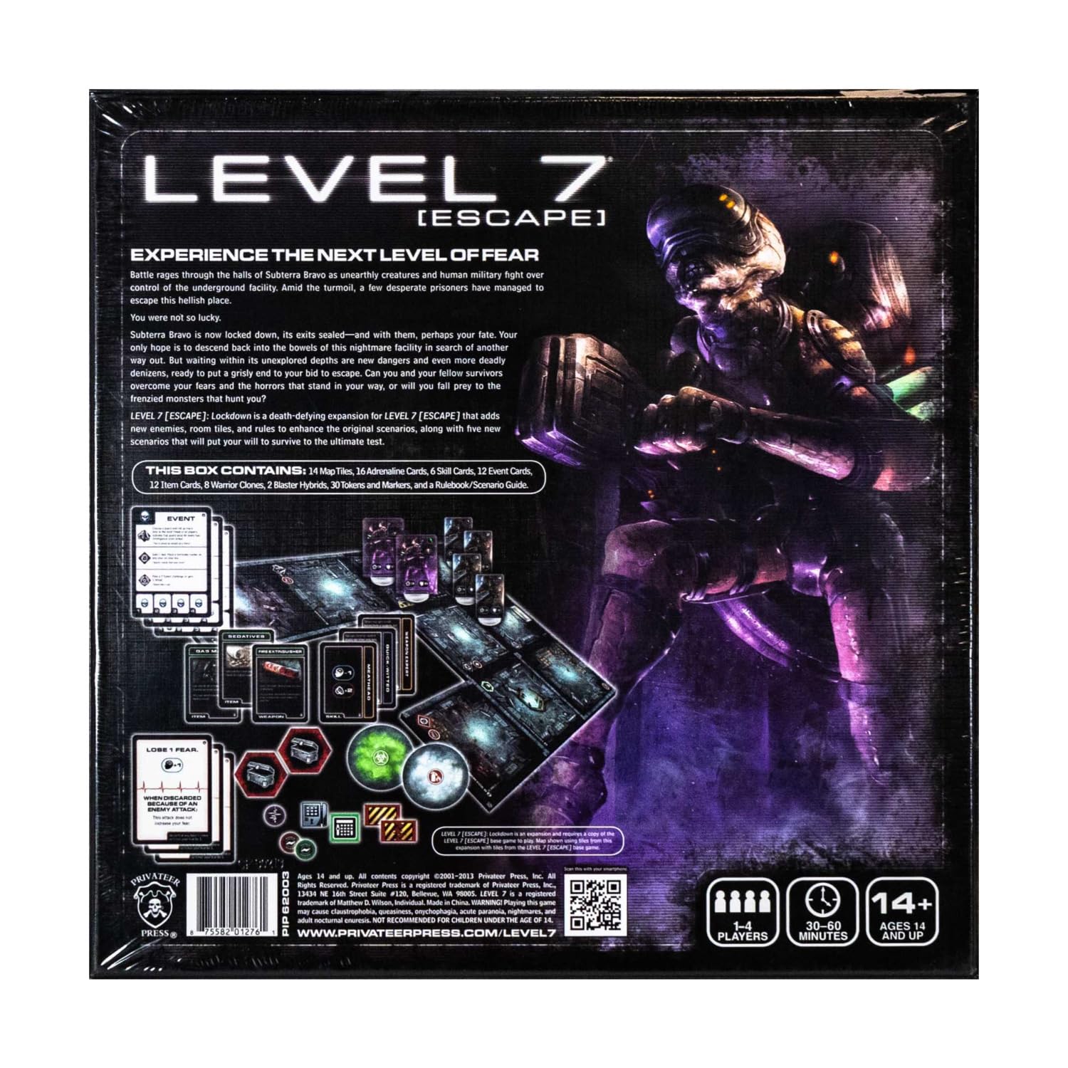 Privateer Press Privateer Press Level 7 Lockdown Expansion Board Game for Thrilling Cooperative Gameplay and Strategic Challenges - View 2 of 3