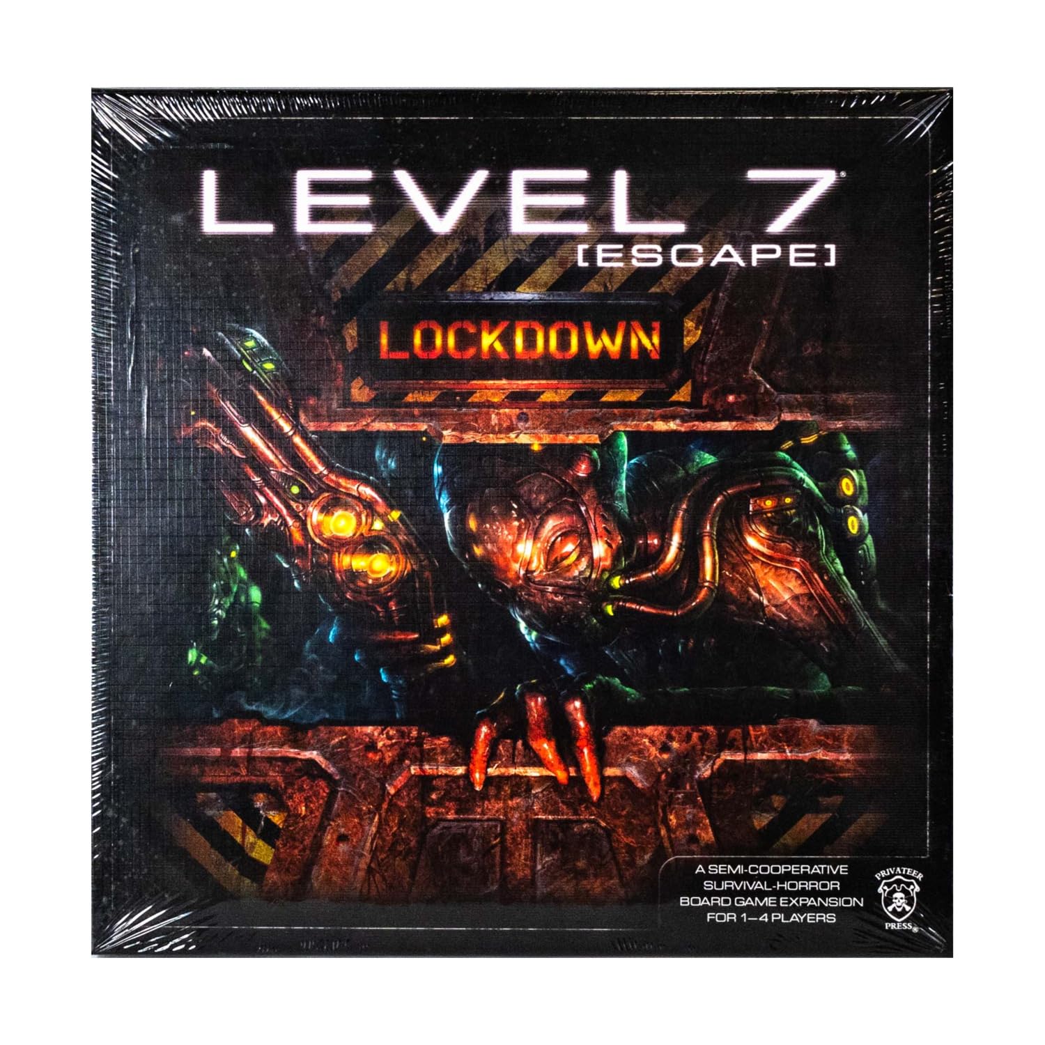 Privateer Press Privateer Press Level 7 Lockdown Expansion Board Game for Thrilling Cooperative Gameplay and Strategic Challenges