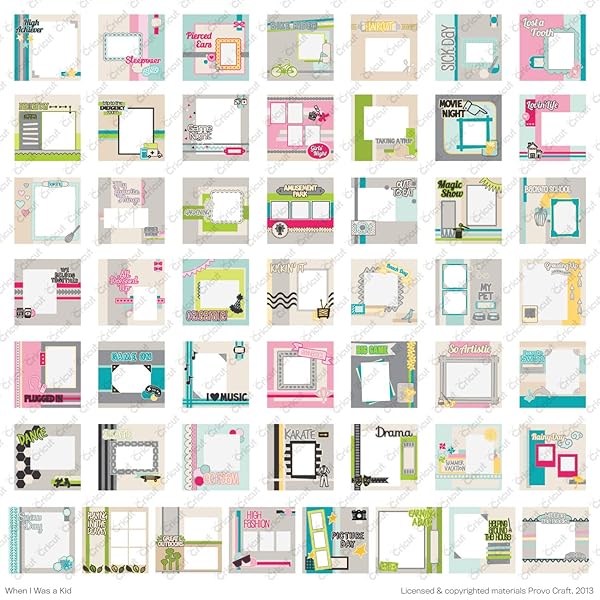 Cricut Unlock Creativity: Cricut When I Was A Kid Cartridge for Fun DIY Projects - View 8 of 10