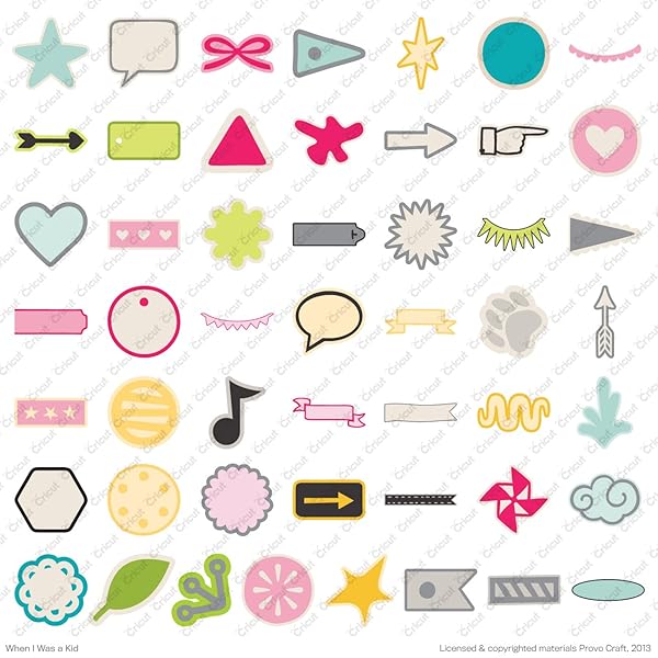 Cricut Unlock Creativity: Cricut When I Was A Kid Cartridge for Fun DIY Projects - View 9 of 10