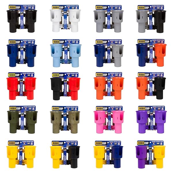 ROBOCUP ROBOCUP White: Best Versatile Cup Holder for Drinks, Fishing Rods, Golf Carts & More! - View 8 of 8