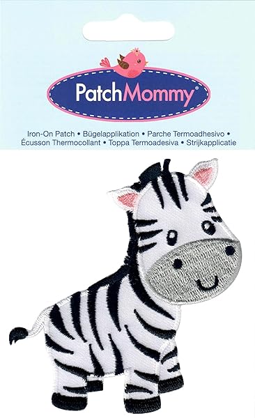 PatchMommy PatchMommy Zebra Patch, Iron On/Sew On - Appliques for Kids Children - View 4 of 5
