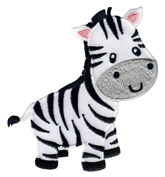 PatchMommy PatchMommy Zebra Patch, Iron On/Sew On - Appliques for Kids Children - View 2 of 5