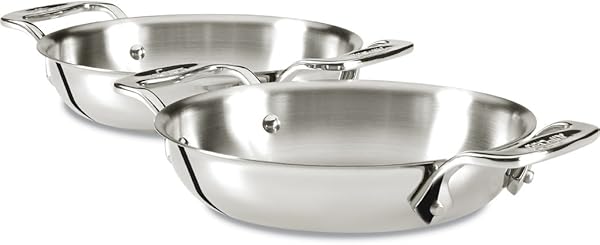 All-Clad All-Clad 6-Inch Stainless Steel Gratin Pans: Premium Cookware for Perfect Dishes