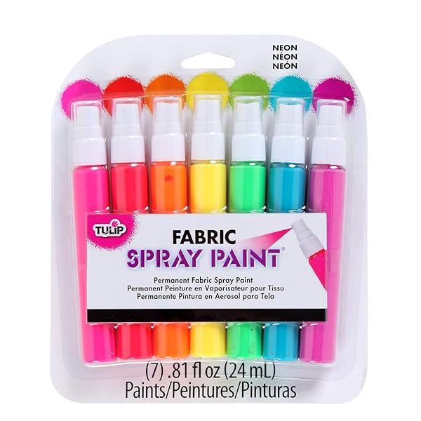 TULIP Buy TULIP Fabric Spray Sets 31424 SOP Multi Mini Neon 7Pk - Vibrant Colors for DIY Projects!