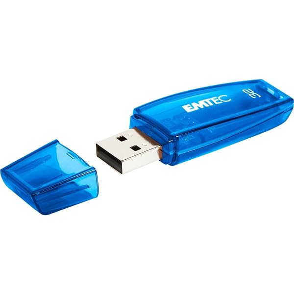 Emtec Emtec C410 Color Mix 32GB Flash Drive - Blue USB Storage Solution | Fast & Reliable Data Transfer