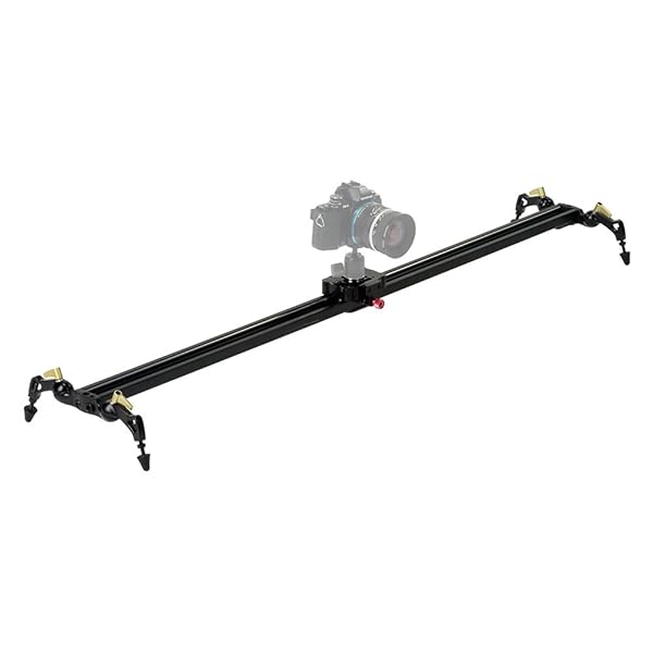 "Fotodiox Pro SlideCam 1000: Best 39" Video Slider Stabilizer for DSLR with Adjustable Legs & Carrying Case"