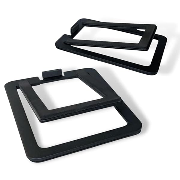 Audioengine Audioengine DS1M Metal Speaker Stands - Perfect Tilted Support for Desktop, Studio & Bookshelf Speakers - View 2 of 9