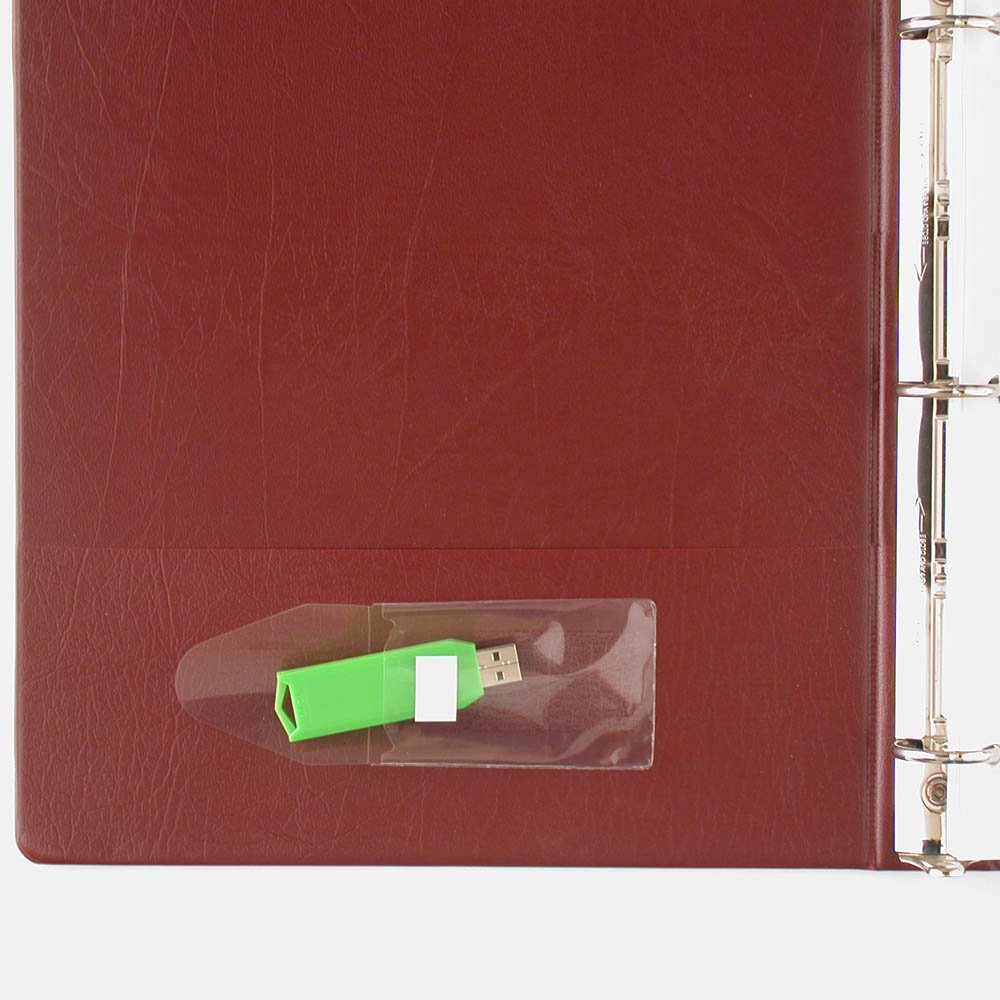 STORE SMART StoreSMART USB Flash Drive Holders Peel Stick Strip Resealable Flap 25 Pack TL10252-25 - View 3 of 4