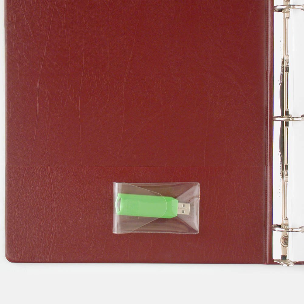 STORE SMART StoreSMART USB Flash Drive Holders Peel Stick Strip Resealable Flap 25 Pack TL10252-25 - View 4 of 4