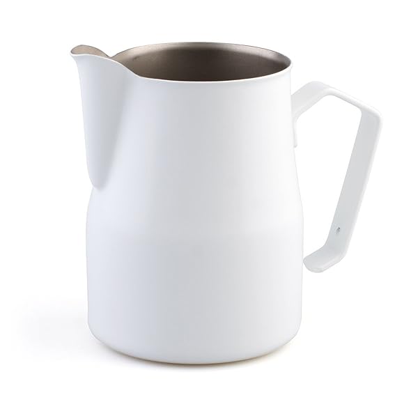 Motta Buy Motta Stainless Steel Frothing Pitcher 25.4oz - White Coated for Perfect Milk Foam