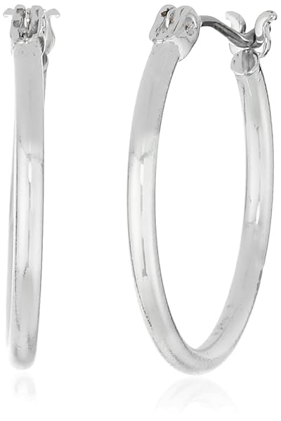 Shop Nine West Classics Silver-Tone Small Click-Top Hoop Earrings - Stylish & Affordable Jewelry