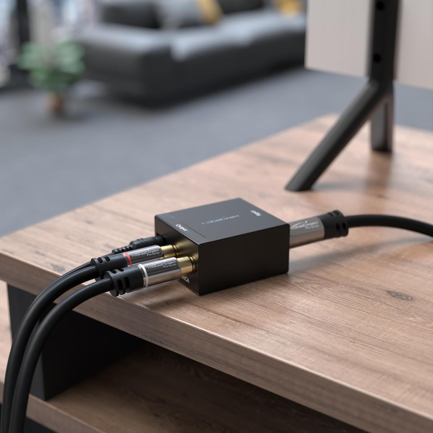 KabelDirekt CableDirect 6ft RCA Phono Cable with 2 Plugs for Stereo Audio Flawless Sound Quality Ideal for Home Cinema Blu-ray and HiFi Systems - View 5 of 8