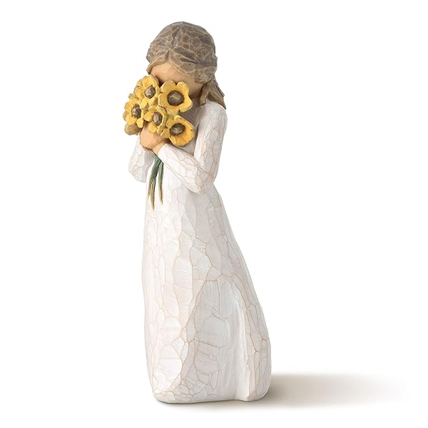 Willow Tree Warm Embrace: Hand-Painted Figure Celebrating Friendship & Family Love