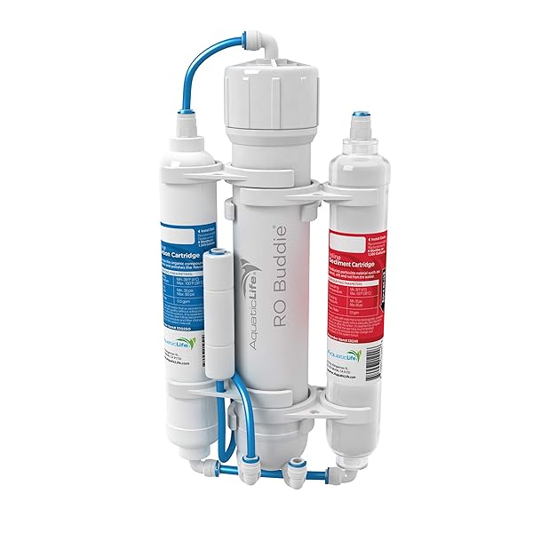 Aquatic Life Buy Aquatic Life RO Buddie 3-Stage Reverse Osmosis Filter System for Aquariums - 100 GPD RO Filtration Units