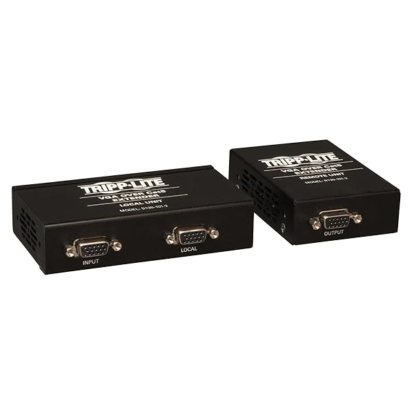 Tripp Lite VGA over Cat5/Cat6 Extender B130-101-2: 1920x1440 @ 60Hz with EDID Copy - Enhance Your Display Setup