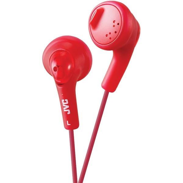 JVC JVC HAF160R Gumy Red Earbuds: Affordable, Stylish Sound Quality for Music Lovers - View 2 of 5