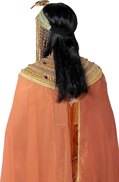 Rubies Shop Forum Novelties Women's Egyptian Snake Beaded Headpiece - Gold Costume Accessory for Parties - View 6 of 6