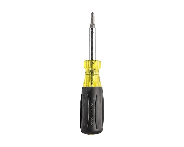 Jonard Tools "Jonard Tools SD-1223: 6-in-1 Robertson Screwdriver with Comfort Grip - 7.5" Length for Easy Use"