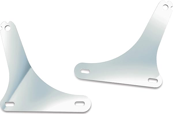 Kuryakyn Upgrade Your 2003-2017 Harley-Davidson FL Softail: Kuryakyn 1667 Chrome Seat Backrest Fixed Mounts - View 4 of 4