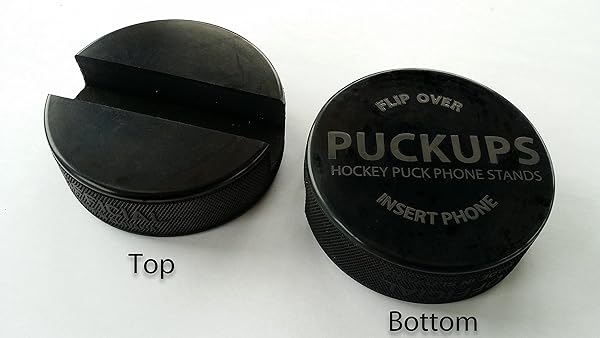 PUCKUPS PUCKUPS Original Indestructible Hockey Puck Cell Phone Stand Universal Smartphone Holder Compatible with iPhone Samsung Google LG - View 4 of 9
