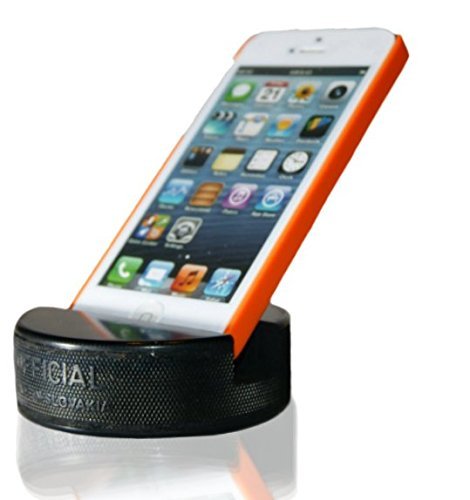 PUCKUPS PUCKUPS Original Indestructible Hockey Puck Cell Phone Stand Universal Smartphone Holder Compatible with iPhone Samsung Google LG - View 8 of 9