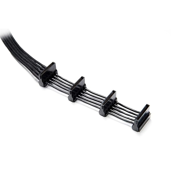 be quiet! Be Quiet! S-ATA CS-6740 Power Cable (4 x SATA) - High-Performance Power Solution for Your PC - View 4 of 4