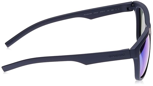 Polaroid Shop Polaroid Kids' PLD 8018/S Rectangular Sunglasses - Gray Polarized Mirrored, 47mm, Perfect for Summer Fun! - View 4 of 5