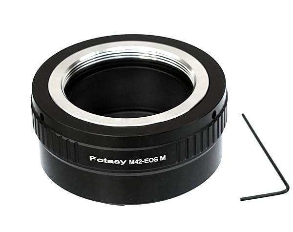 Fotasy M42 to Canon EF-M Adapter: Compatible with EOS M Series Cameras for Enhanced Photography