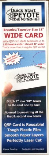 Quick Start Peyote Quick Start Peyote Wide Card for Easy Bracelet Making and Crafting